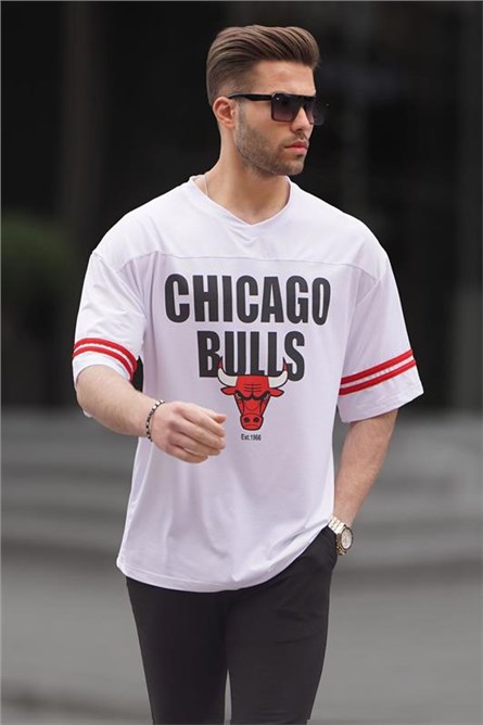 Camiseta masculina grande 6129 - Branca #395223