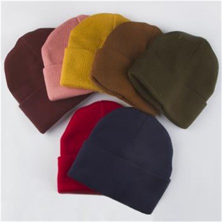 Boina feminina dobrável de 10 cores #274966