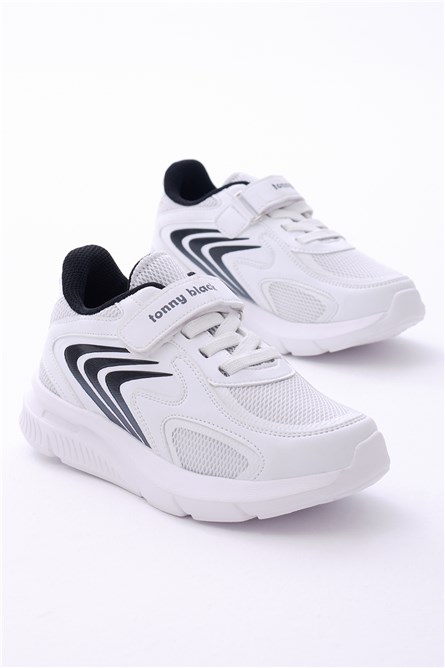 Scarpe da ginnastica unisex per bambini - Bianco #400633