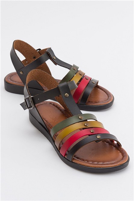 Sandálias Casuais Femininas - Pretas #382870