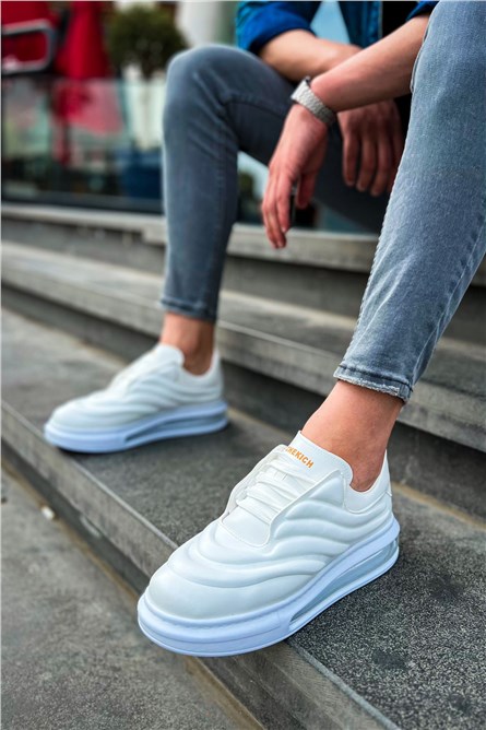 Sapatos masculinos CH299 FBT - Branco #385200