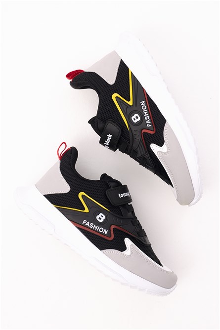 Scarpe da ginnastica unisex per bambini - Nero #400627