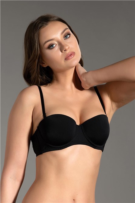 Sutiã com armação feminino C18025 - Preto #392092