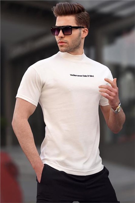 Men's Regular Fit T-Shirt 6119 - Ecru #395071