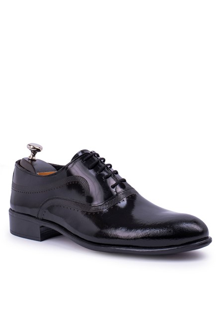 ALEXANDER GARCIA Sapatos formais masculinos de couro genuíno - Preto 20230321172