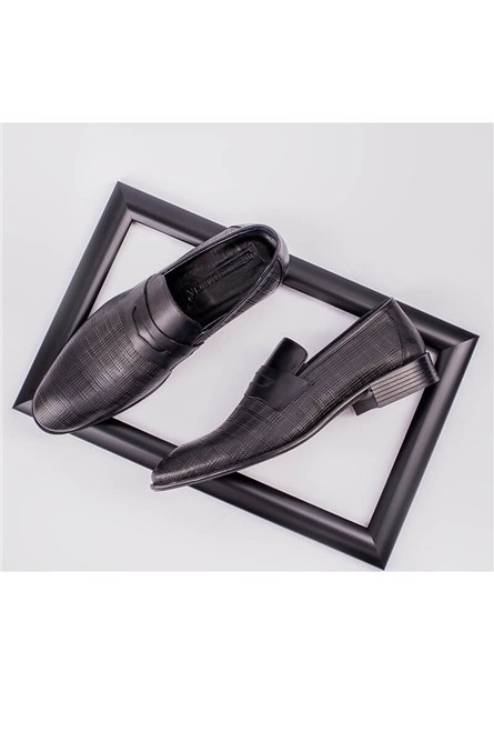 ANTONIO GARCIA Men's leather elegant shoes - Black 202108355578 ANTONIO GARCIA Men's leather elegant shoes - Black 202108355578