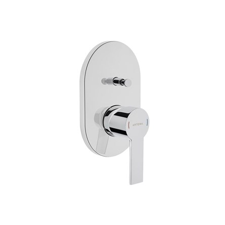 Vestavná koupelnová baterie Artema Fold S - Chrome #337740