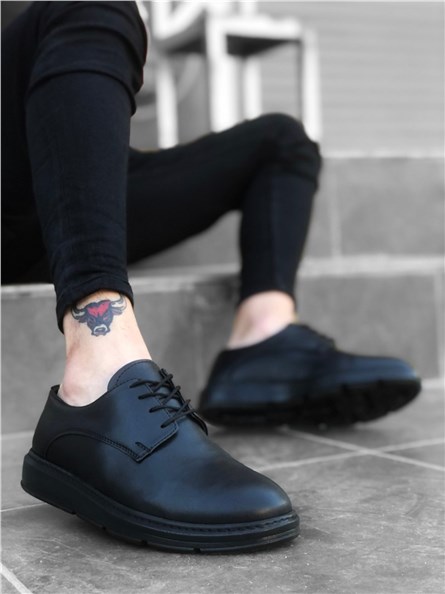 Sapatos casuais masculinos BA0003 - Preto #322005