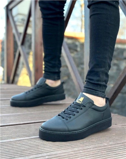 Sapatos Masculinos de Cadarço BA0104 - Preto #369923