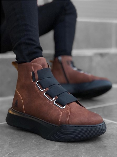 Botas Esportivas Masculinas BA0142 - Marrom #322262