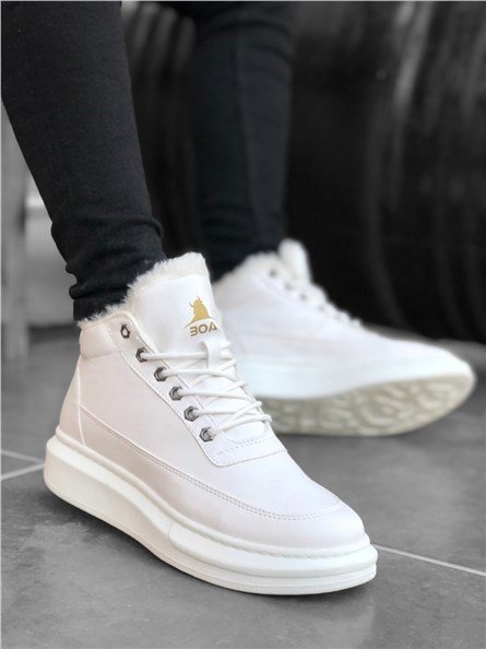 Botas esportivas masculinas Scrawl BA0151 - brancas #322279