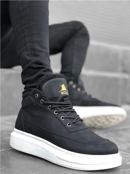 Botas esportivas masculinas Scrawl BA0151 - pretas #322281