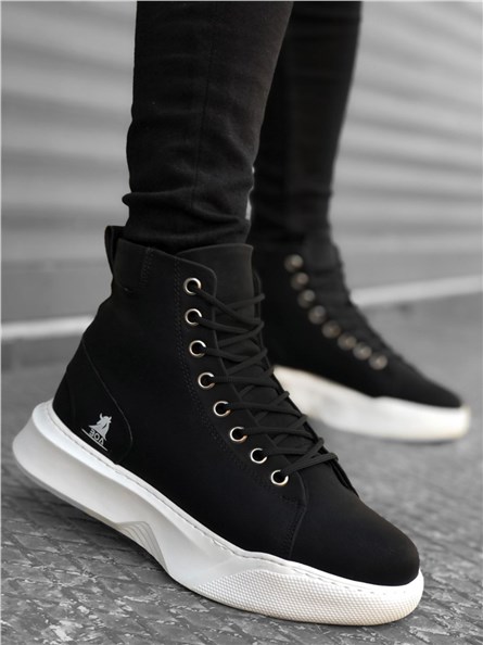 Botas Esportivas Masculinas BA0155 - Pretas #321982