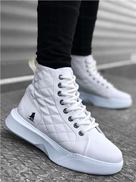 Botas Esportivas Masculinas BA0159 - Brancas #321974