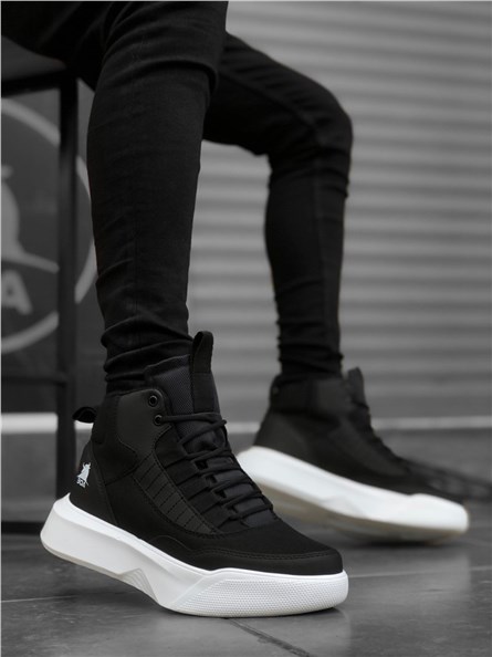 Botas Esportivas Masculinas BA0192 - Pretas #323558