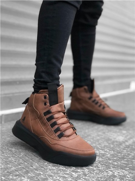 Botas esportivas masculinas BA0192 - Taba #327156