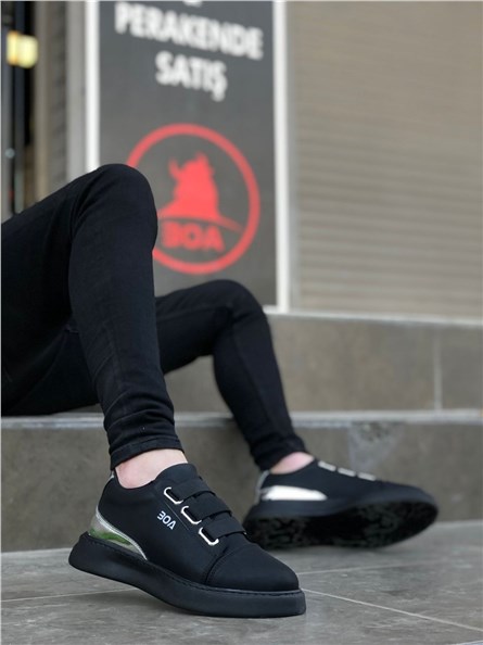 Sapatos casuais masculinos BA0329 - Preto #330373