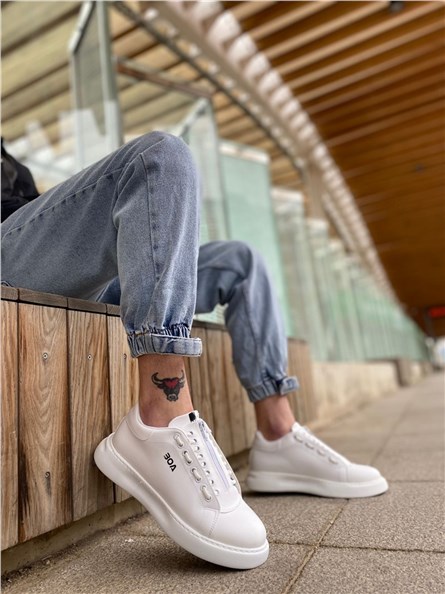 Sapatos Casuais Masculinos BA0330 - Branco #330803