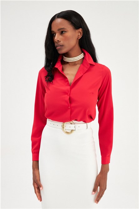 Camisa Feminina - Vermelha #358965