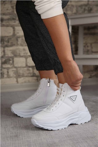 Botas esportivas femininas - brancas #298911