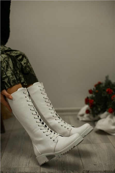 Botas Femininas - Brancas #298111