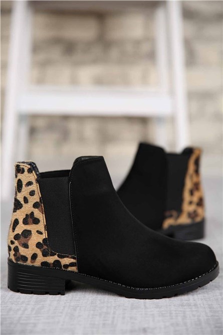 Botas Femininas - Pretas, Leopardo #298821