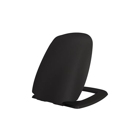 Bocchi Fenice Suspended Toilet Seat Cover - Matte Black #337989