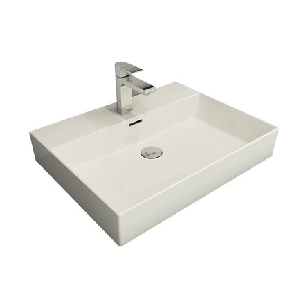 Bocchi Milano Countertop Sink 60cm - White #338148