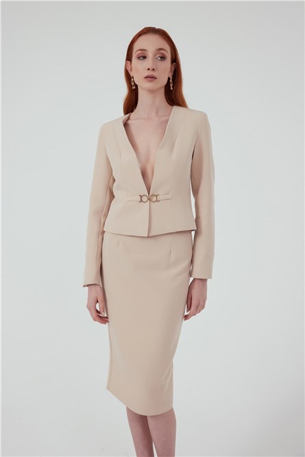 Saia Feminina - Bege #309387