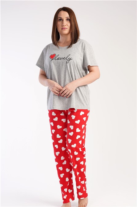 Pijama Feminino 441045 - Cinza #383103