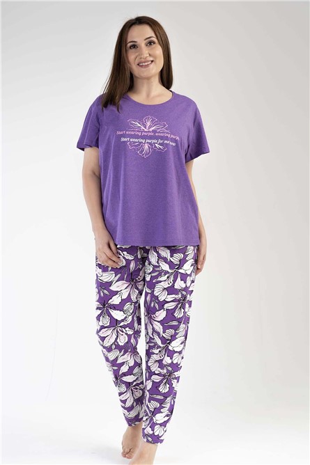 Pijama Feminino 441037 - Roxo #383108