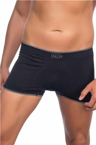 Boxers Sem Costura Masculino C12103 - Preto #315635