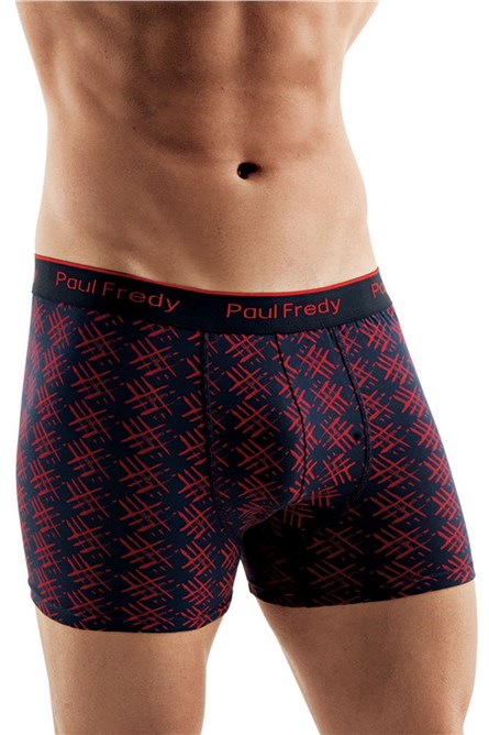 Boxers Masculinos C1373 K-02 - Preto-Vermelho #362595