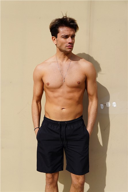 Shorts de Praia Masculino C12203 - Preto #381925