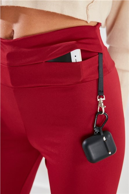 Női leggings 9091 - Bordó 316150