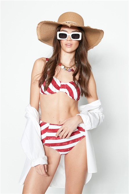 Chapéu de praia feminino Y23730-18 - cor camelo #383165