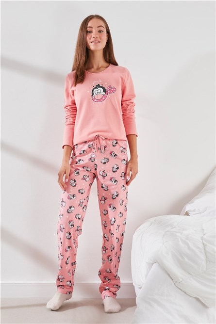 Pijama Feminino C18032477067 - Rosa Claro #316127