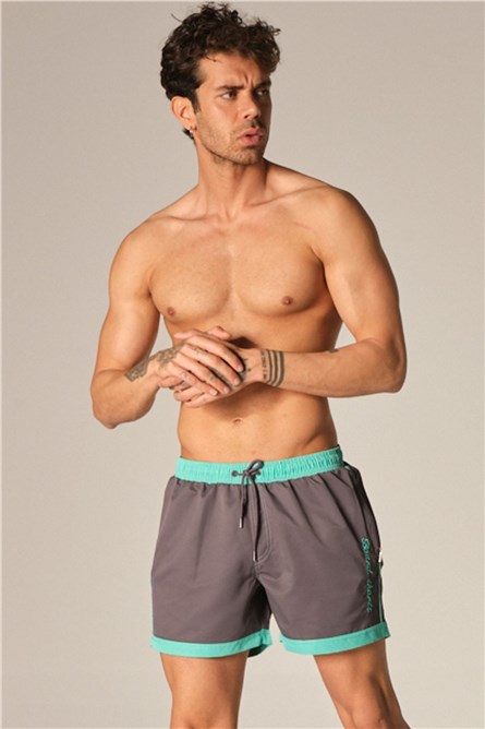 Shorts de Praia Masculino K-154 - Cinza 314305