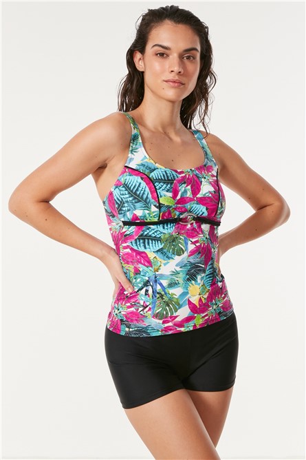 Maiô Tankini 7306 - Multicolorido #381931