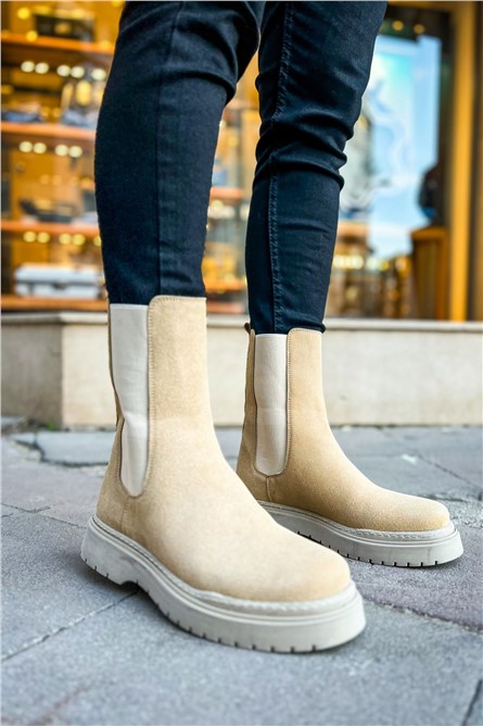 Botas masculinas CH223 SRT - Bege Claro #367428