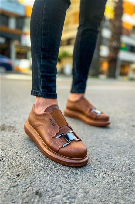 Sapatos Unissex CH297 CRT - Cor Taba #383562