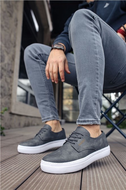 Sapatos unissex Chekich com atacadores CH005 - Antracite #359449