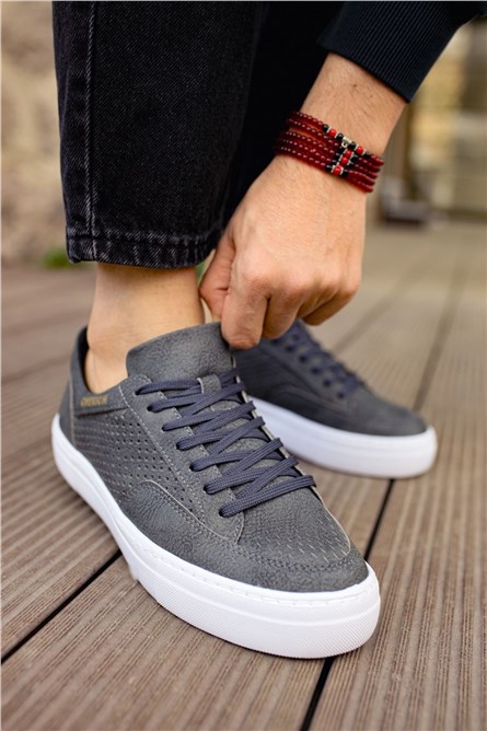 Sapatos unissex Chekich com atacadores CH015 - Antracite #359353