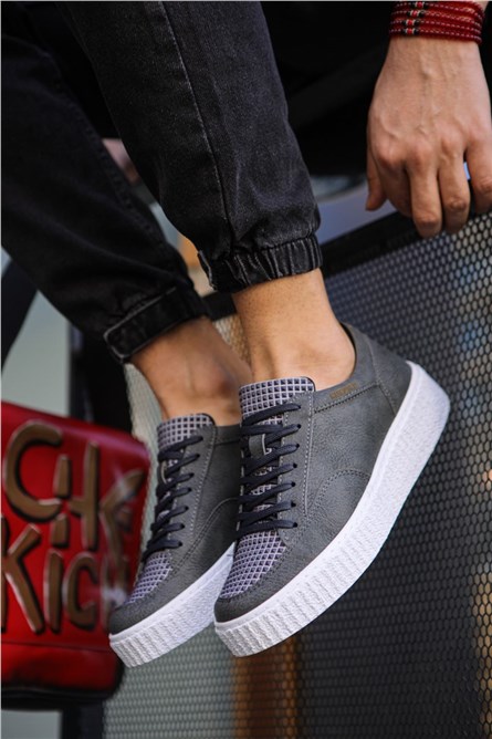 Sapatos Masculinos Chekich CH017 - Antracite #359492