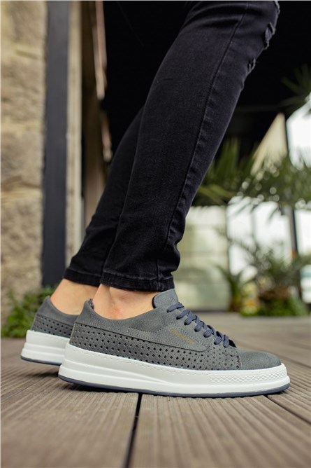 Sapatos unissex Chekich com atacadores  CH043 - Antracite #359537