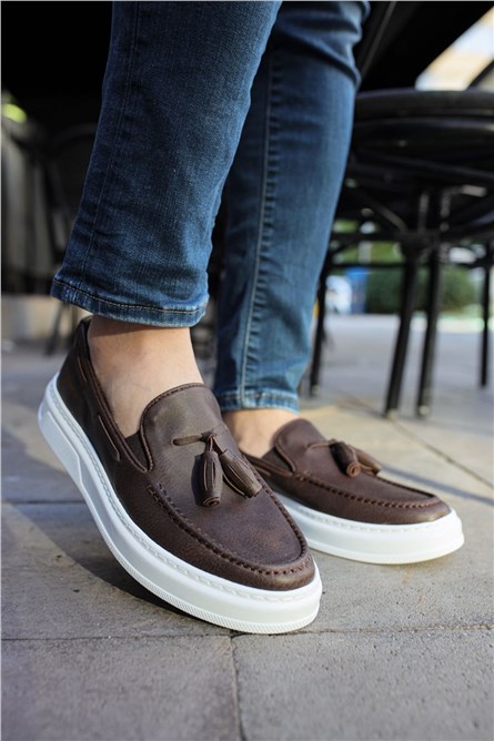 Sapatos Unissex Chekich CH127 - Marrom Escuro #359672