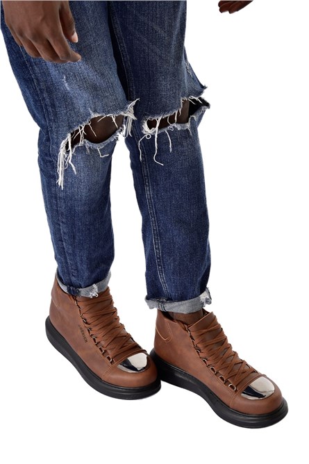 Botas unissex Chekich com atacadores CH267 - Taba #365593