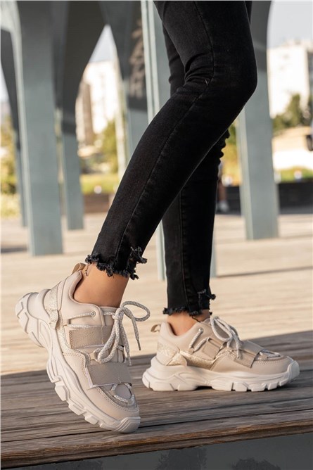 Calçados Esportivos Femininos - Bege #361440