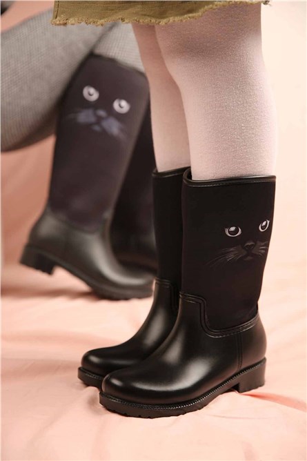 Botas de Borracha Infantil - Pretas 297879