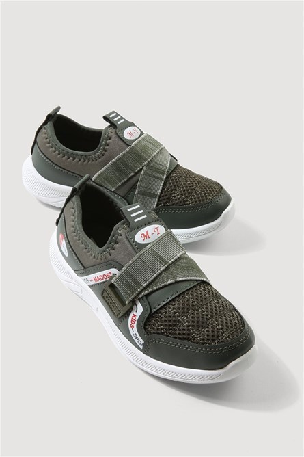 Calçados esportivos infantis 26-30 - cáqui #332243